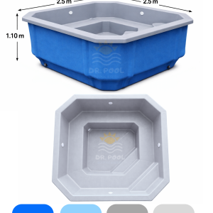 Jacuzzi Fibra de Vidrio 2,5 x 2,5 (instalada)